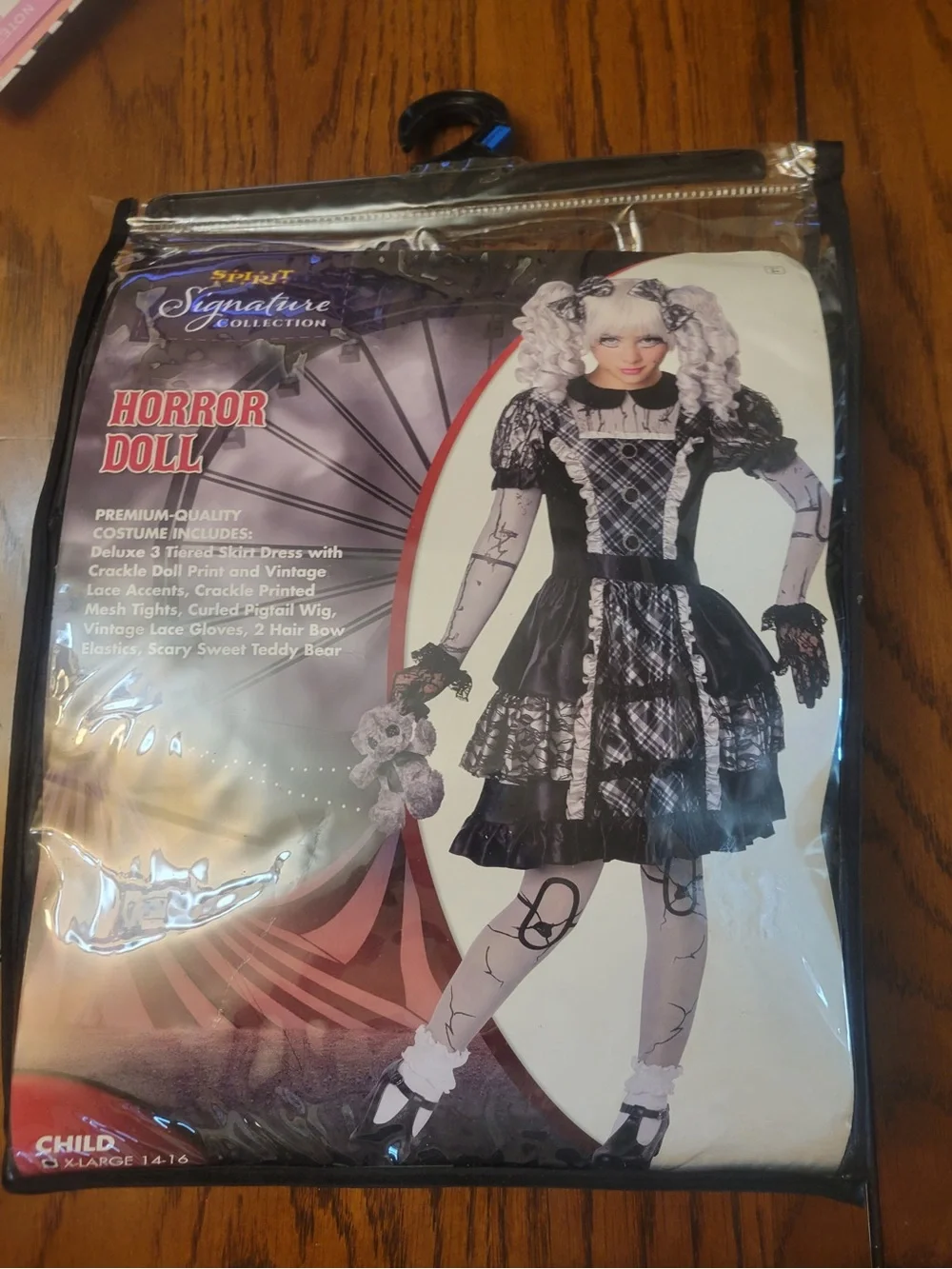 Spirit Horror Doll Costume for Kids, signature collection